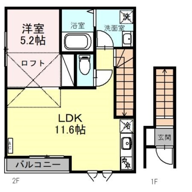 DCR大久保領家の間取り