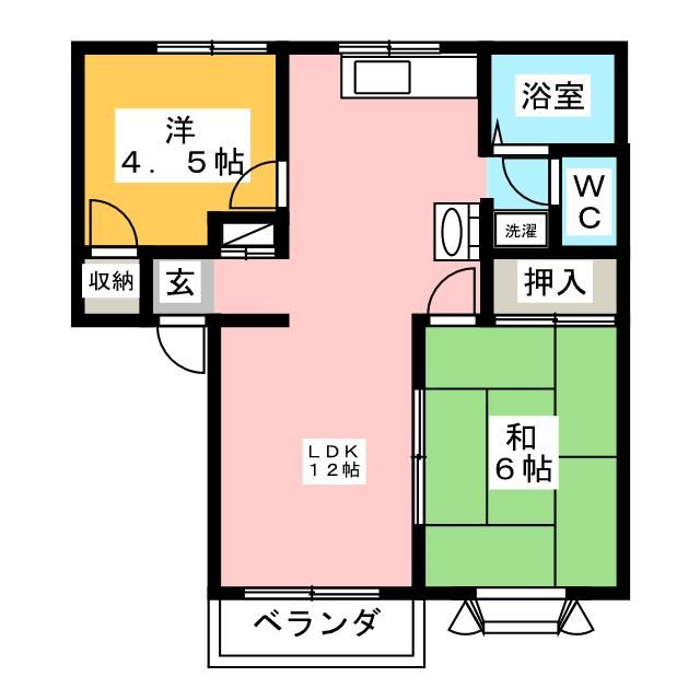 ボヌールIの間取り