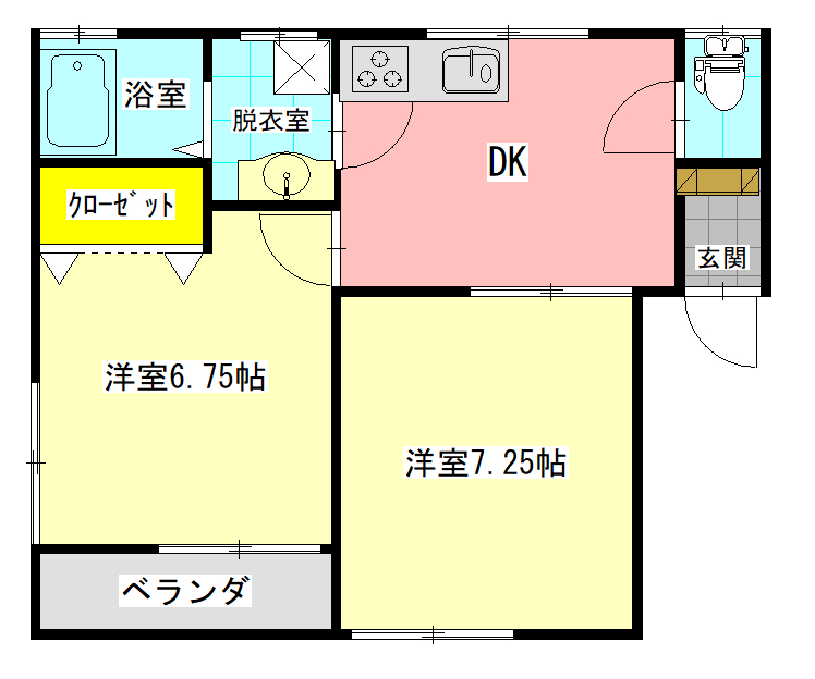 メゾン中之島の間取り