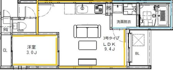 ＲＥＧＡＬＥＳＴ新大江の間取り