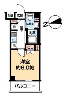 ＡＺＥＳＴ川口の間取り