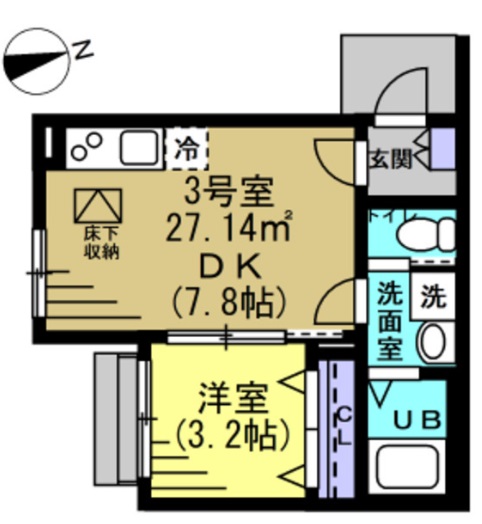 AＪ西船橋003の間取り