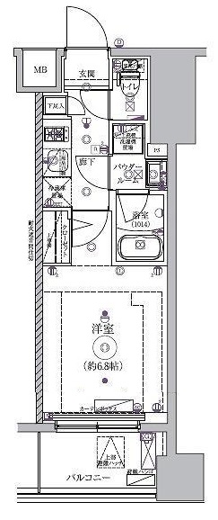 RELUXIA TERRACE横濱吉野町の間取り