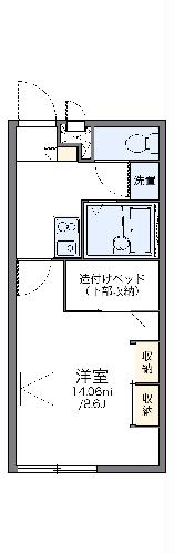 レオパレス新橋の間取り