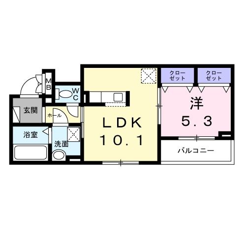 シェールの間取り