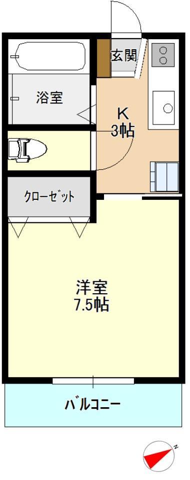 サンテラス　Ｂ棟の間取り