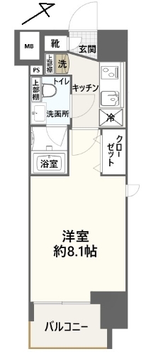 アイルヴァーチェ川崎の間取り