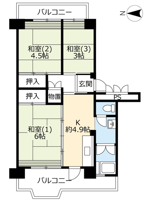 ＵＲ野菊野の間取り