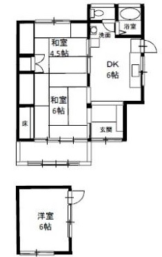 【赤磐市馬屋戸建の間取り】