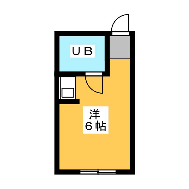 東朝日荘の間取り