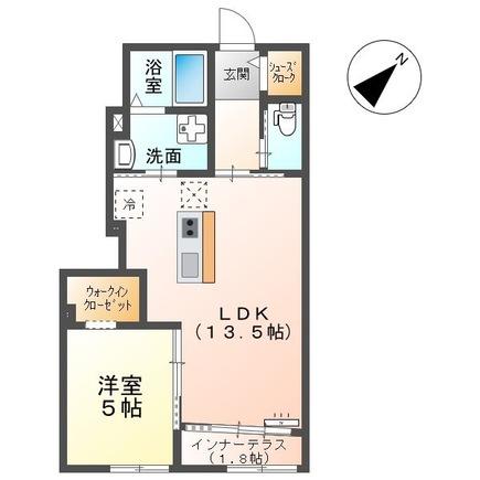 市原市東五所のアパートの間取り