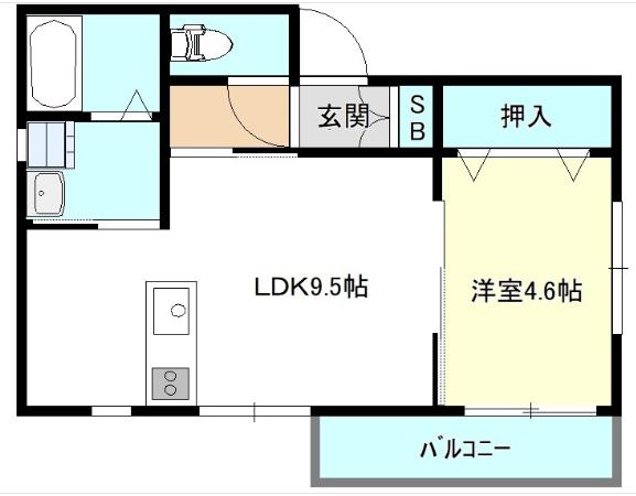 フェンネル長田の間取り