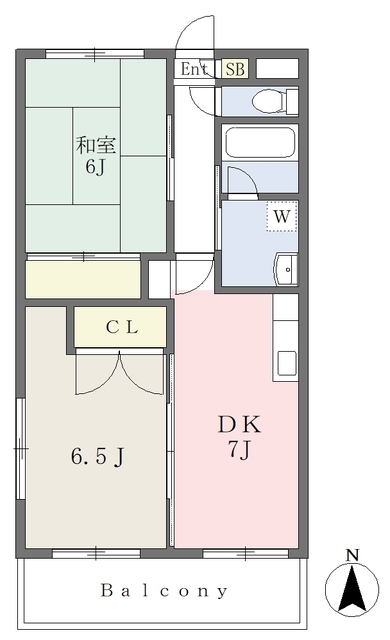 メゾンニチコーの間取り