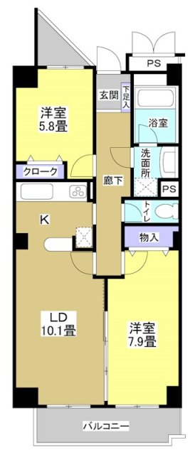 佐鳴湖パークタウンサウスの間取り