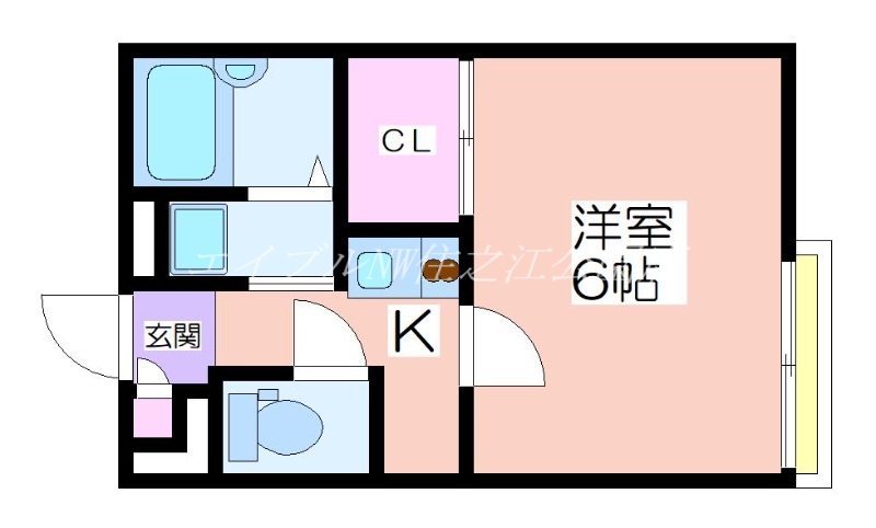 レオパレスピアーチェの間取り