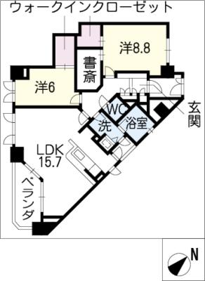 Ｌｅ　Ｃｉｅｌ八事の間取り