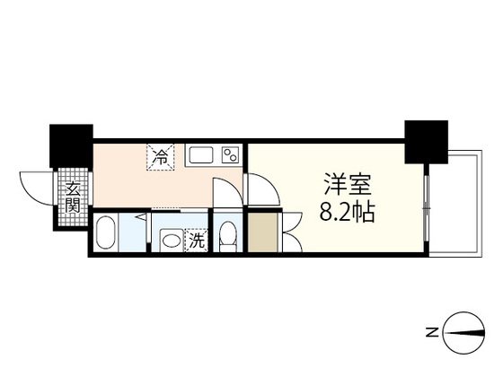 フレッドの間取り