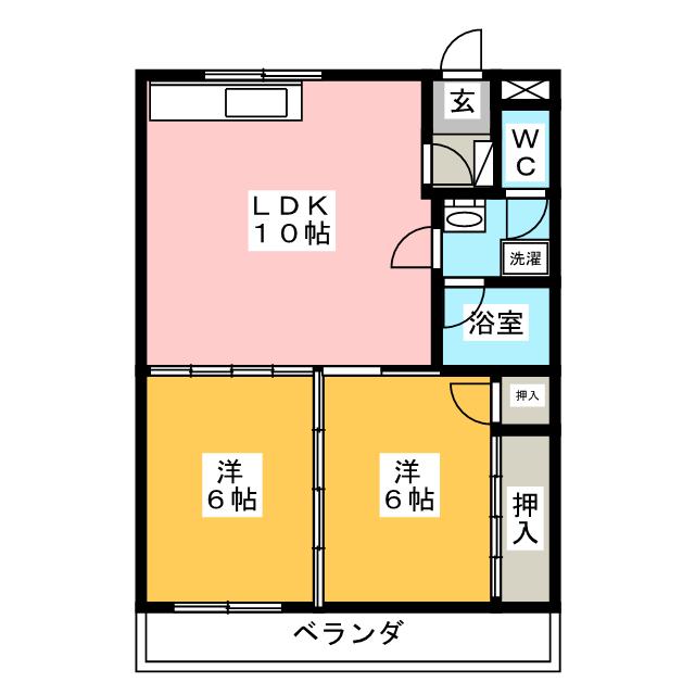 サンフラッツ富士の間取り