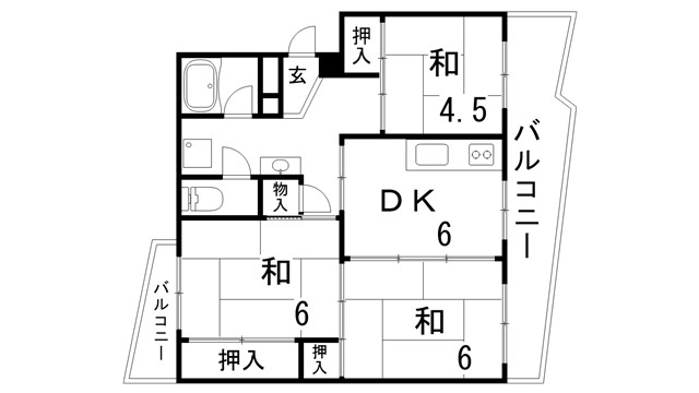 URひよどり台の間取り