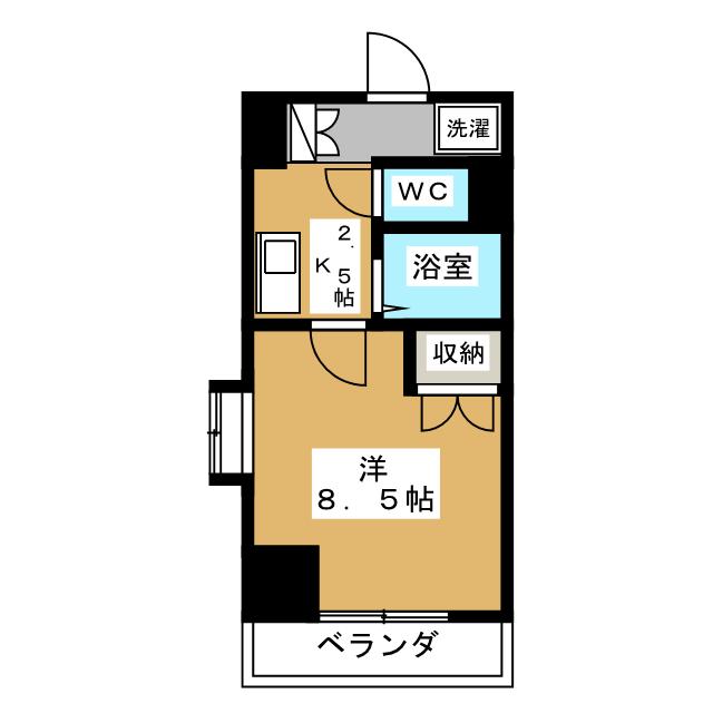 ルミナス名駅の間取り