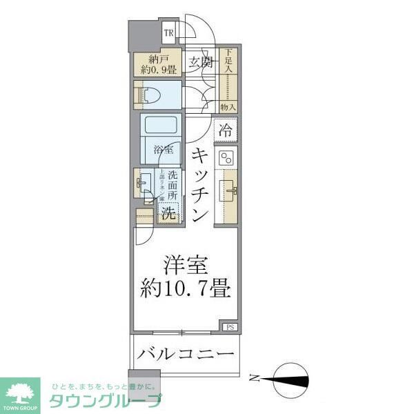 品川区上大崎のマンションの間取り