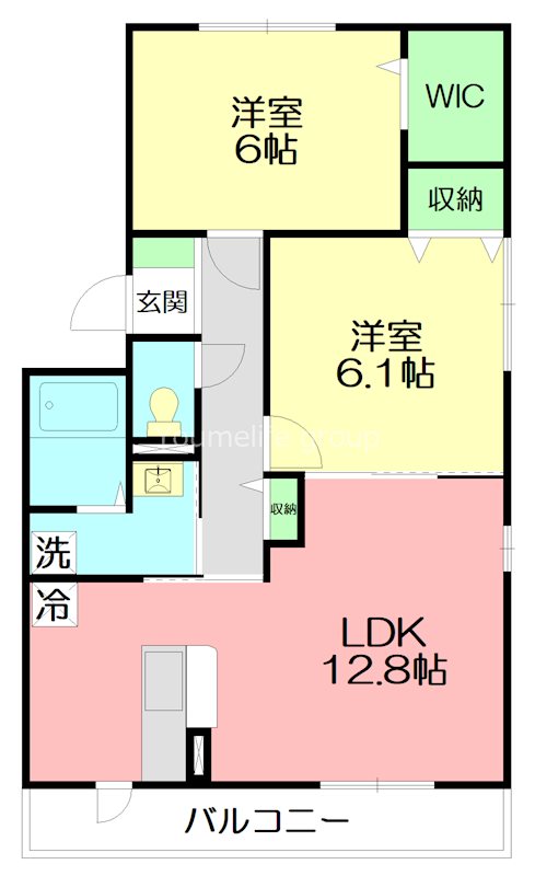 ガーデンヒルズ　EASTの間取り