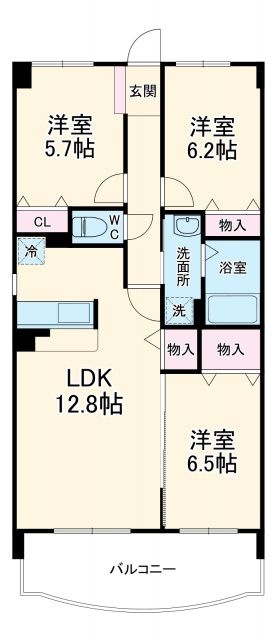 コンフォール・ソシアルの間取り写真