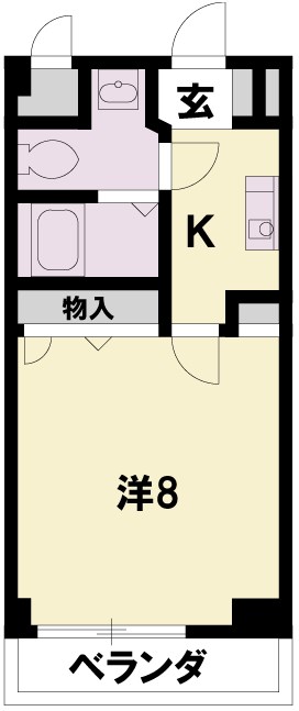 レイクパレスゼゼの間取り