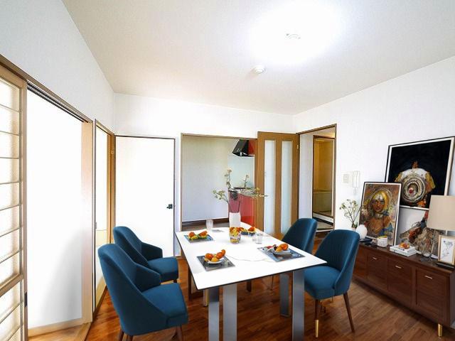 居室・リビング　CGで家具等を配置したもので家具等は含まれません。