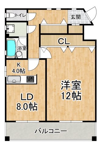 アークパレス誠の間取り写真