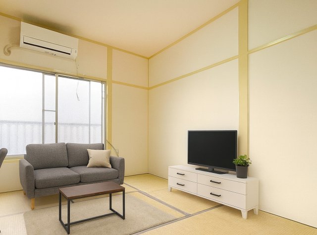 居室・リビング　家具配置イメージ画像です。