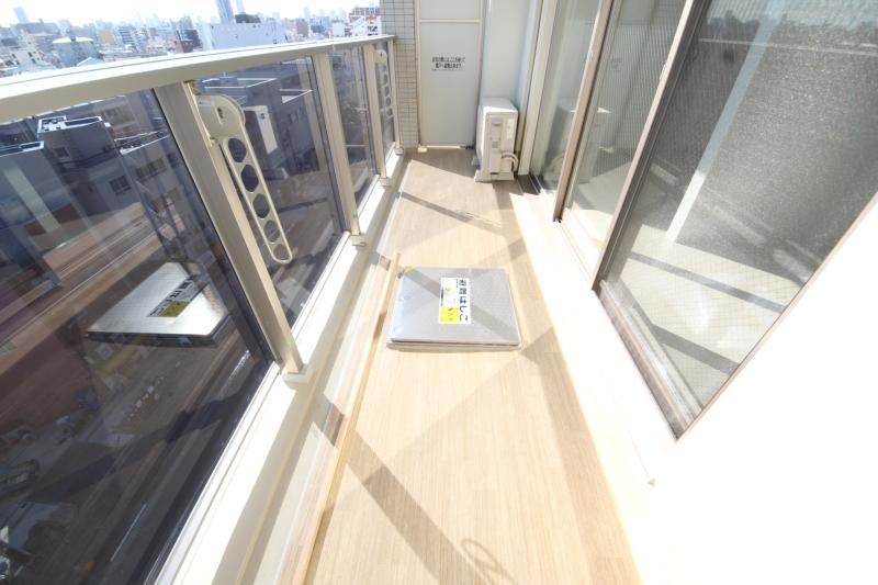 バルコニー　落ち着いた時間を過ごせるバルコニーです