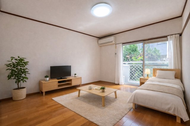 居室・リビング　家具配置イメージ画像です。