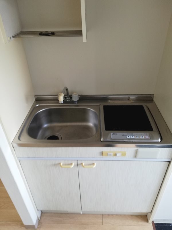 キッチン　同建物同号室の室内写真です。