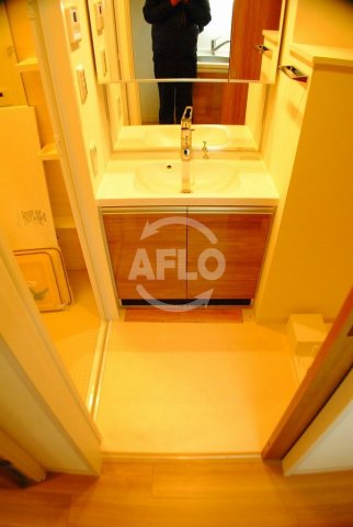 洗面設備　アーバネックス堂島　洗面脱衣所