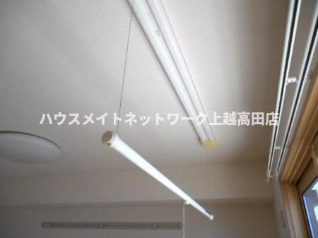 眺望　室内物干し