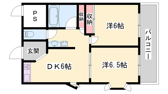 三木グリーンハイツの間取り写真