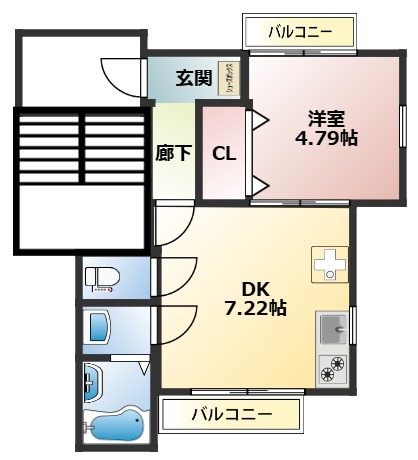 メゾンココの間取り写真