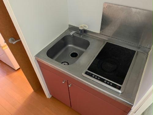 キッチン　シングルレバー設置