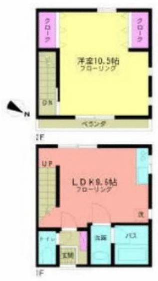 三恵貸家の間取り写真