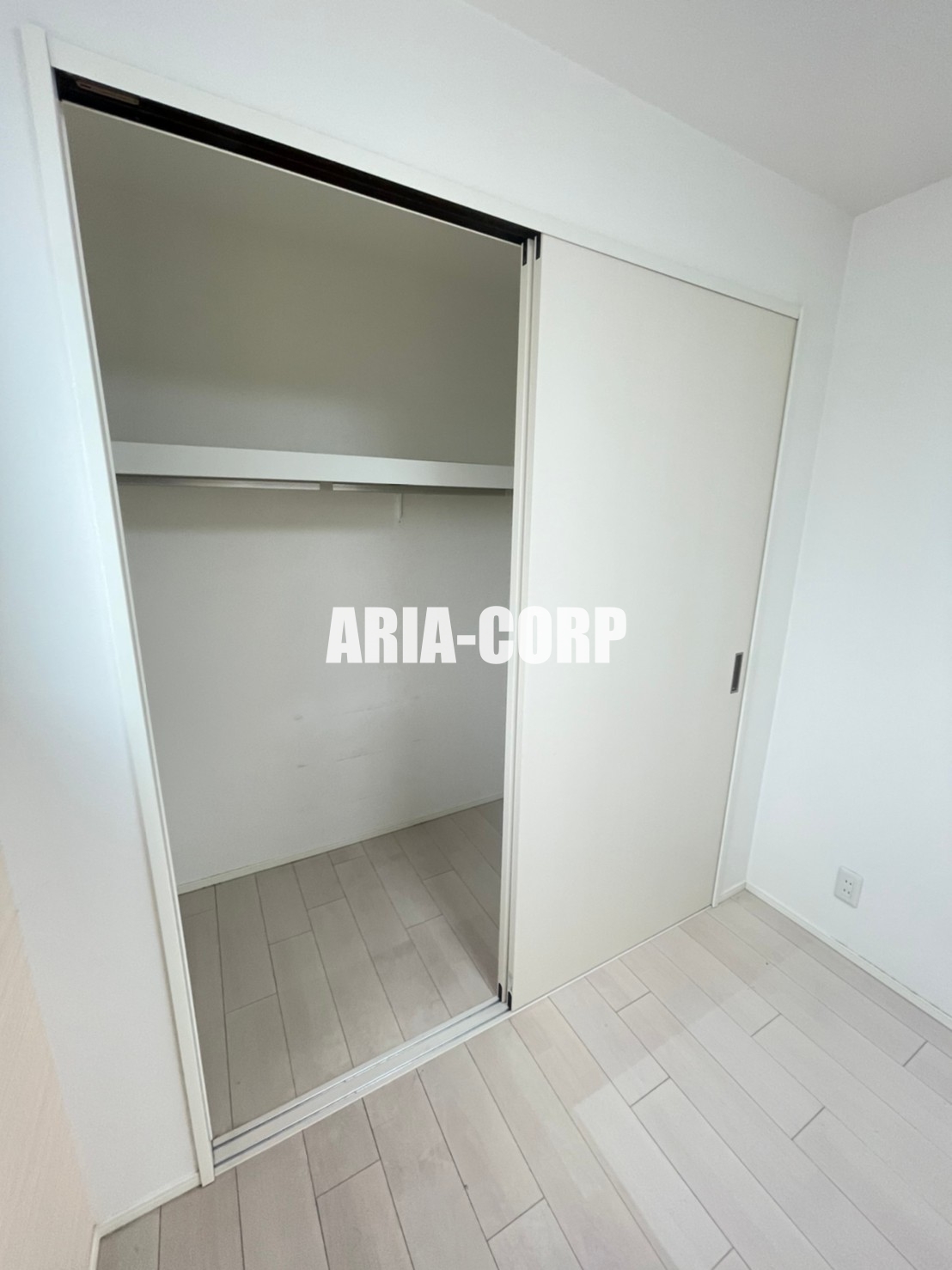 収納　横一面大型クローゼット搭載
