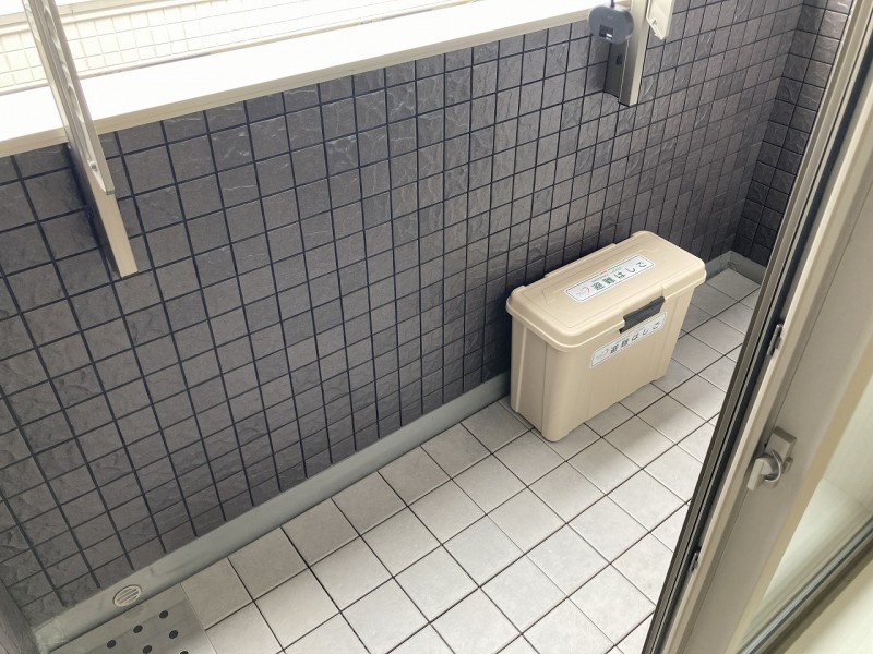 バルコニー　落ち着いた時間を過ごせるバルコニーです