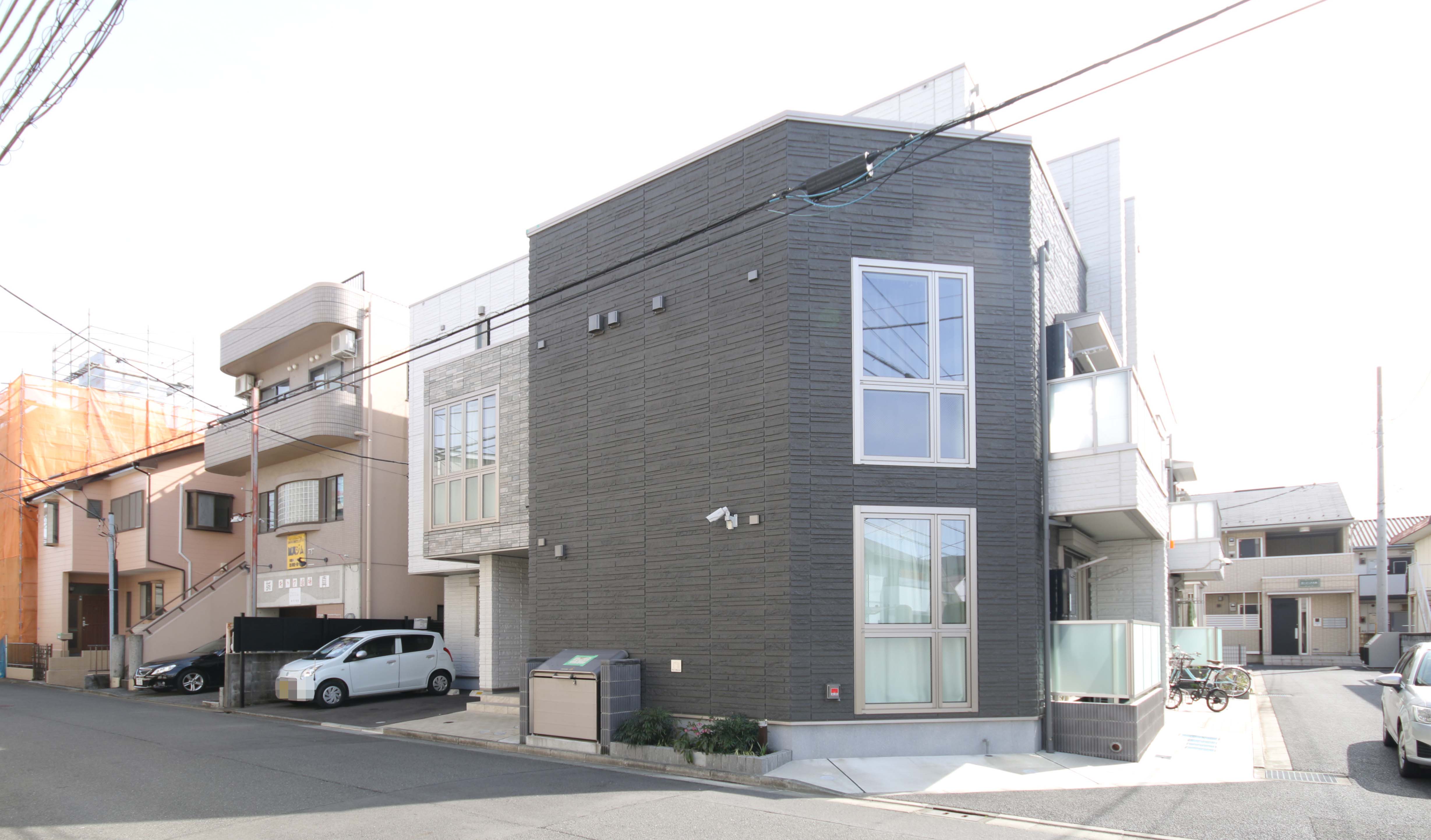 建物外観　積水ハウスのホテルライクシャーメゾン　都市ガス　オートロック