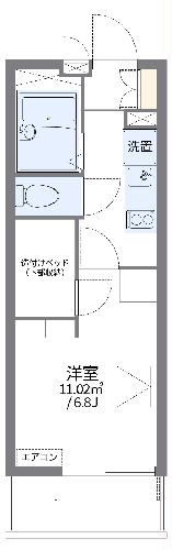 レオパレスまいふかの間取り