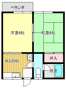 メゾン大領の間取り