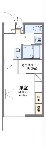 レオパレスアデッソIIの間取り