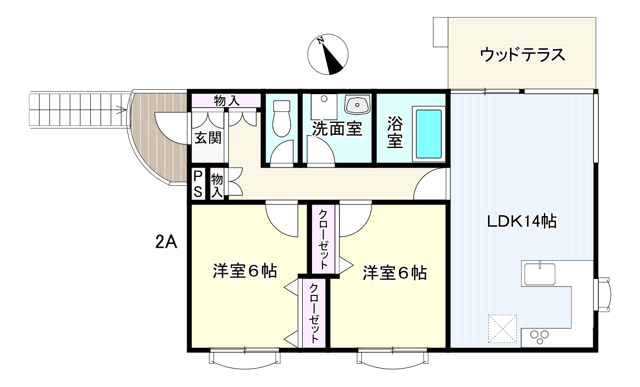 N＆Sコートヤードの間取り