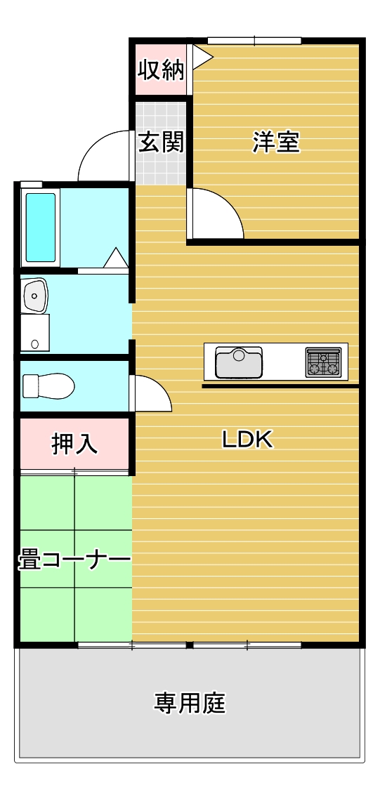 ハイツ アルエットの間取り