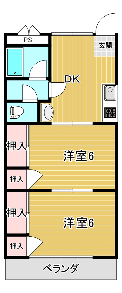 メゾンエスポワールの間取り