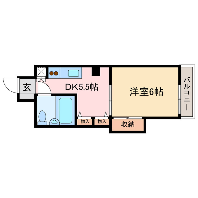 ダイアパレス新居浜の間取り